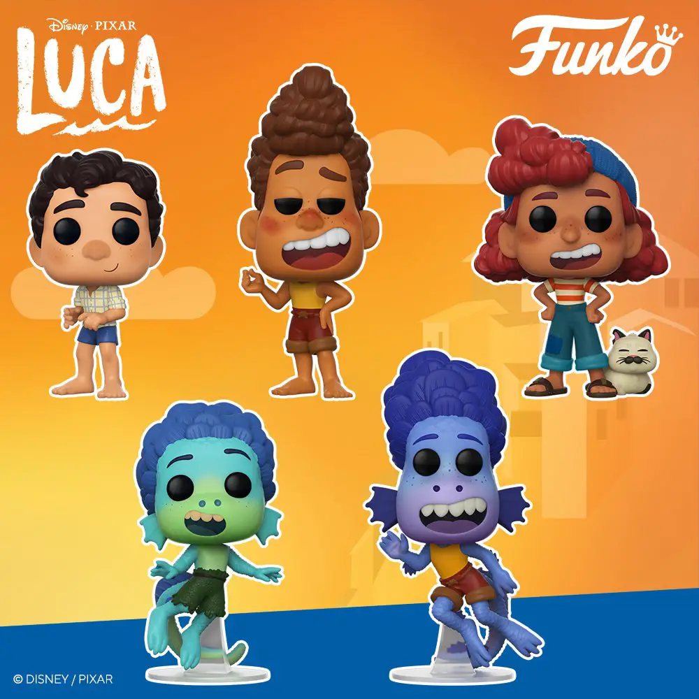 Funko Pop Disney - Disney Pixar Luca - New Funko Pop vinyl figures - Pop Shop Guide
