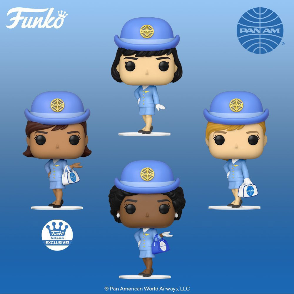 Funko Pop Ad Icons - Pan American - Pan Am - Stewardess - New Funko Pop Vinyl Figures - Pop Shop Guide
