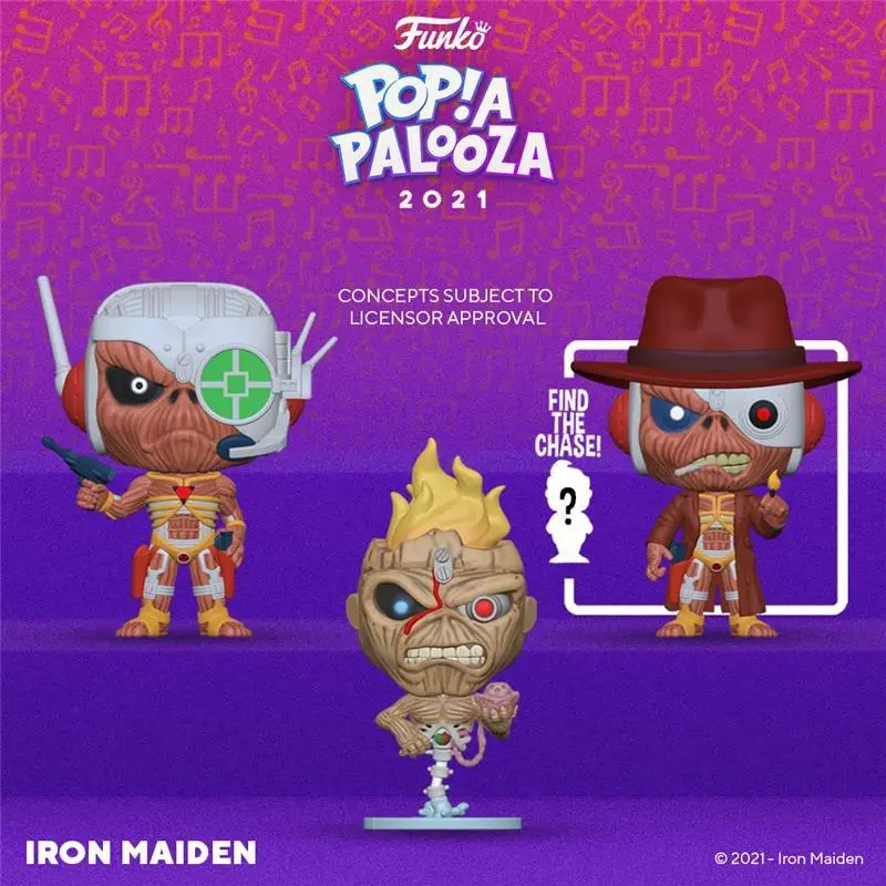 Funko Popapalooza 2021 - Iron Maiden - New Pop vinyl figures - Pop Shop Guide