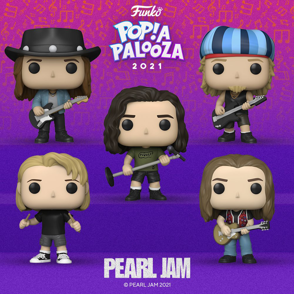 Funko Popapalooza 2021 - Pearl Jam - New Pop vinyl figures - Pop Shop Guide
