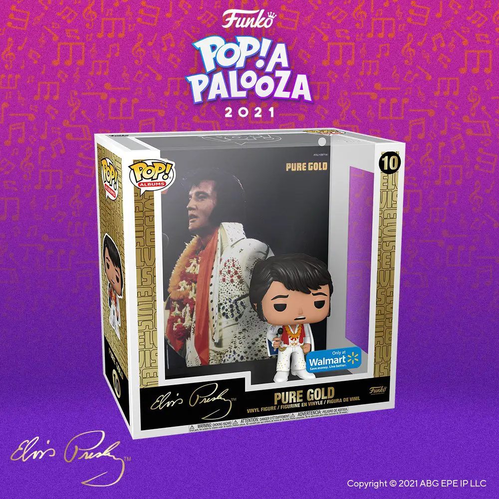 Funko Popapalooza 2021 - Pop Albums - Elvis Presley - Pure Gold - New Pop vinyl figures - Pop Shop Guide