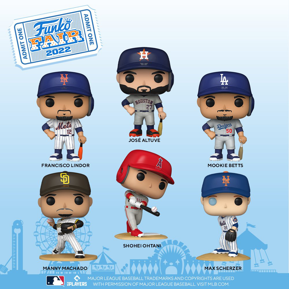 New Funko Pop! vinyl MLB Baseball (2022) figures. – Pop Shop Guide ...