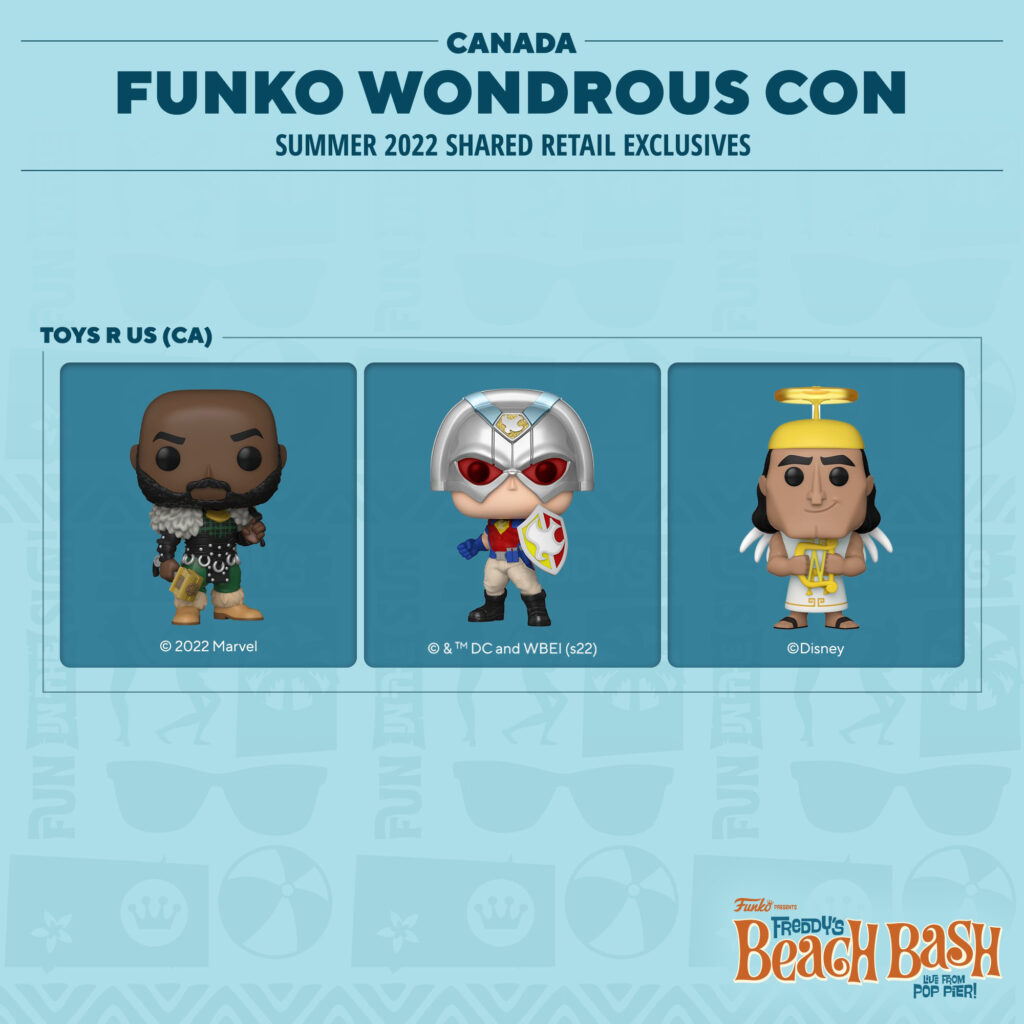 Funko Wondrous WonderCon 2022 - Funko Pop Vinyl Shared Retail Exclusives - Canada - Pop Shop Guide