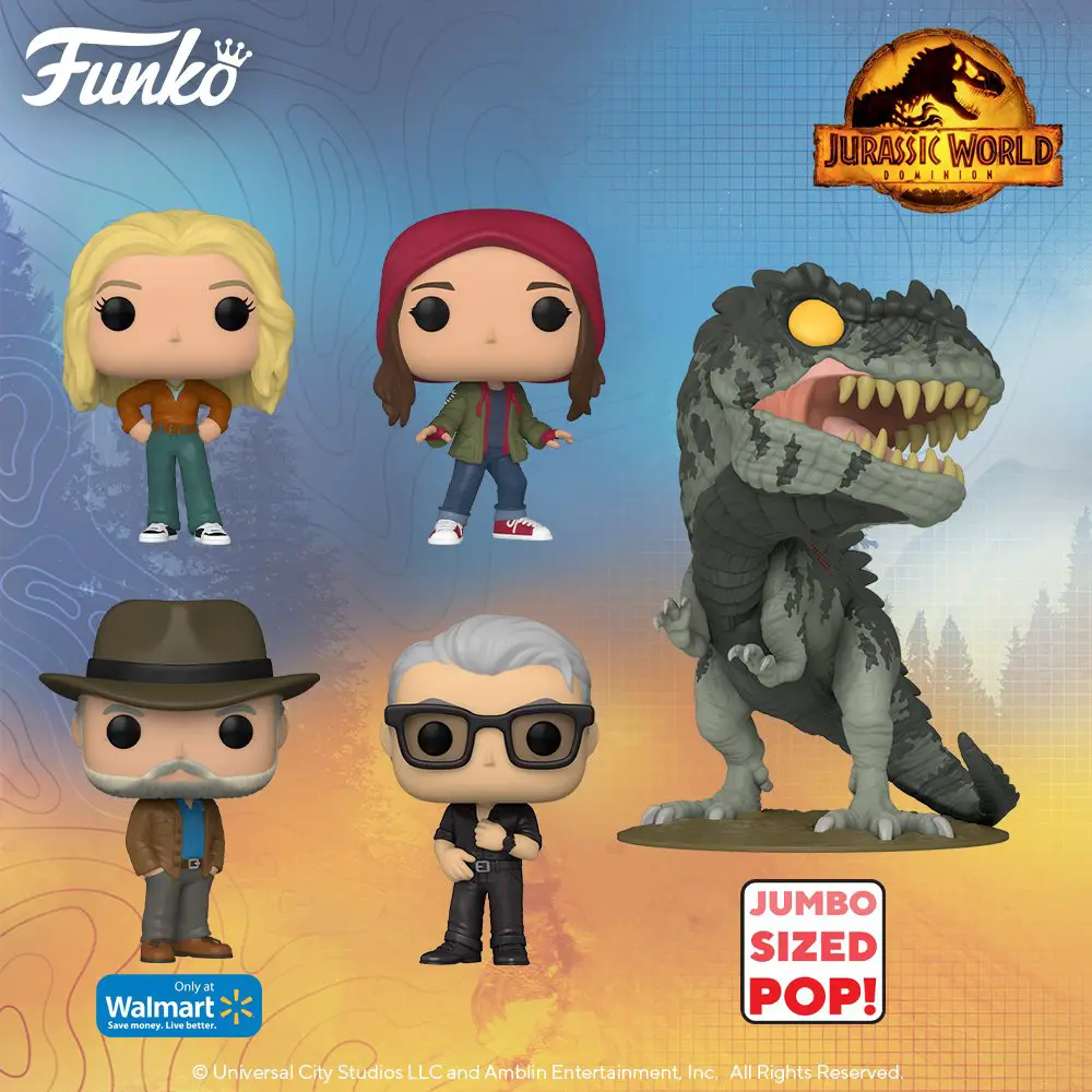 Funko Pop Movies - Jurassic World Dominion - New Funko Pop vinyl figures 01 - Pop Shop Guide