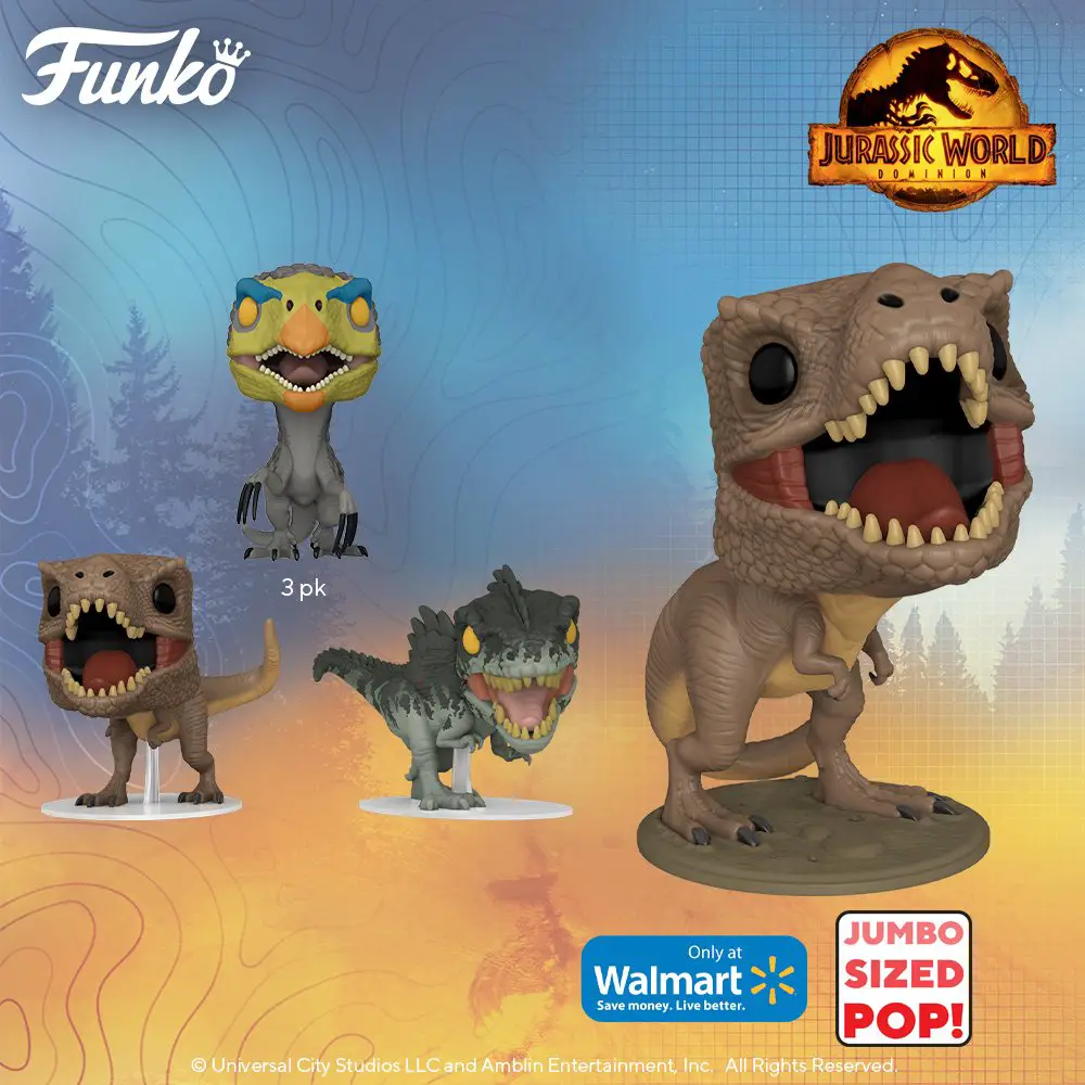 Funko Pop Movies - Jurassic World Dominion - New Funko Pop vinyl figures 04 - Pop Shop Guide