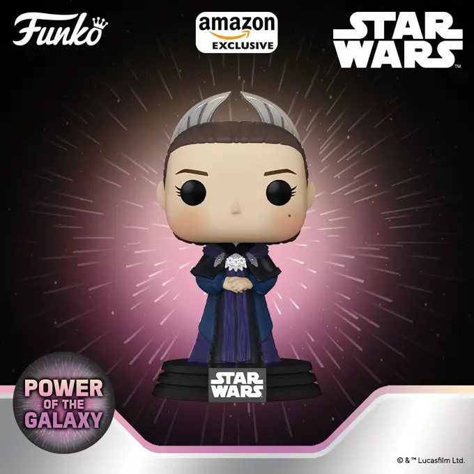 Funko Pop Star Wars - Amazon Star Wars Power of the Galaxy series - Padme Amidala - New Funko Pop Vinyl Figure - Pop Shop Guide