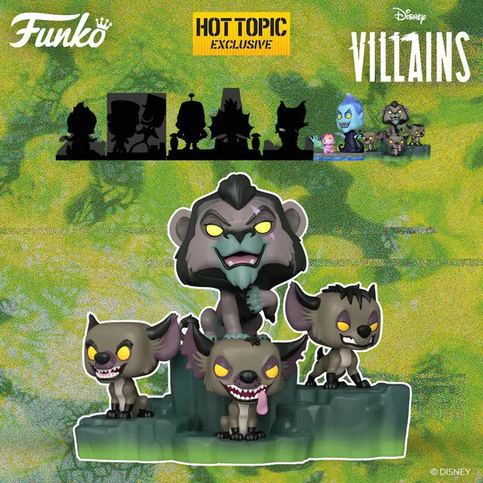 Funko Pop Disney - Disney Villains - Villains Assemble (Hot Topic) - New Funko Pop vinyl Figures - Pop Shop Guide