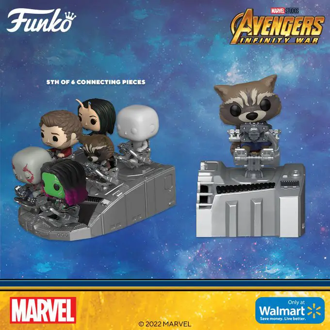 Funko Pop Marvel - Marvel Guardians of the Galaxy - Guardian’s Ship Rocket Deluxe figure - Pop Shop Guide