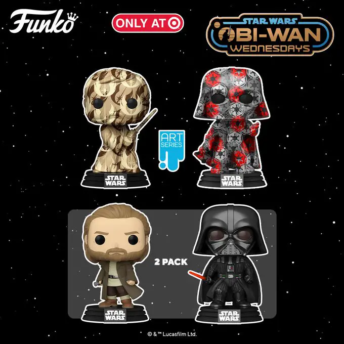 Funko Pop Star Wars - Star Wars Art Series figures + Obi-Wan Kenobi (TV Series) - New Funko Pop Vinyl Figures - Pop Shop Guide