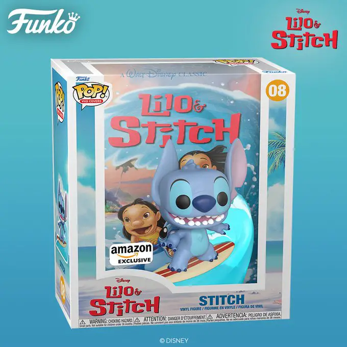 Funko Pop VHS Covers - Stitch - Lilo and Stitch (2002) - New Funko Pop Vinyl Figures - Pop Shop Guide