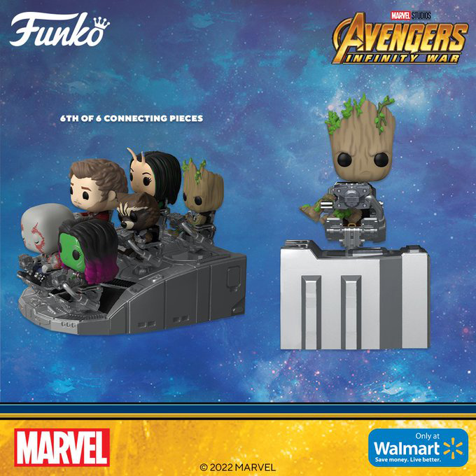 Funko Pop Marvel - Marvel Guardians of the Galaxy - Guardian’s Ship Groot Deluxe figure - Pop Shop Guide