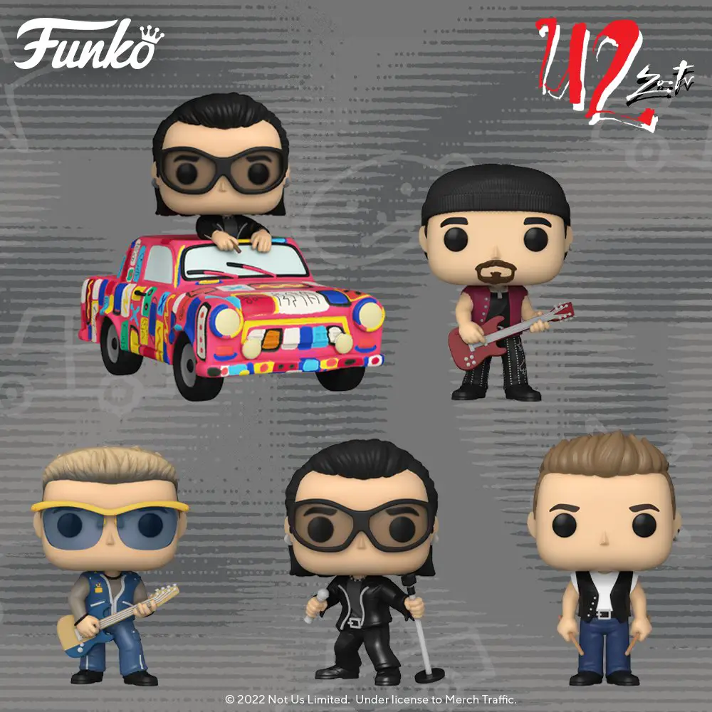 Funko Pop Rocks - U2 Zoo TV - New Funko Pop Vinyl Figures - Pop Shop Guide