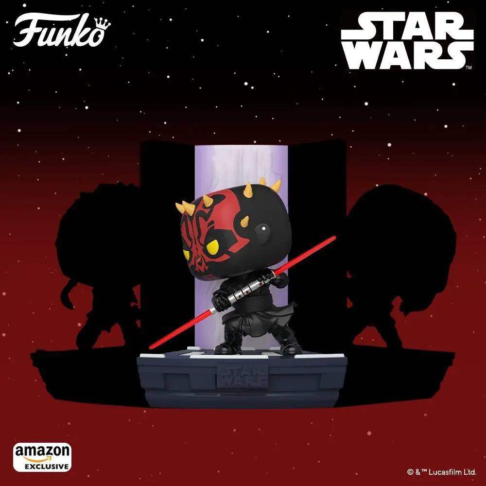 Funko Pop Star Wars - Amazon Duel of The Fates Series - Darth Maul - New Funko Pop Vinyl Figure - Pop Shop Guide