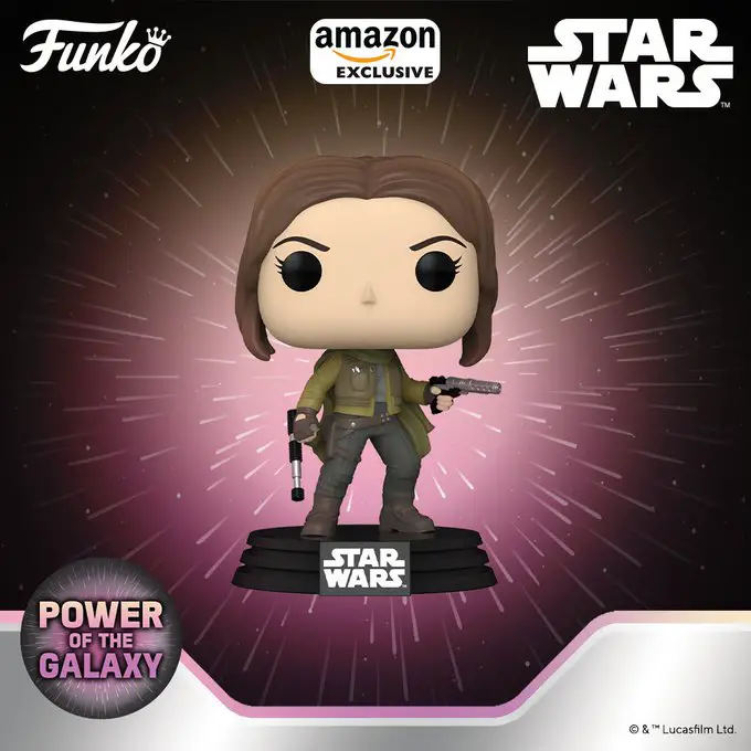Funko Pop Star Wars - Amazon Star Wars Power of the Galaxy series - Jyn Erso - New Funko Pop Vinyl Figure - Pop Shop Guide