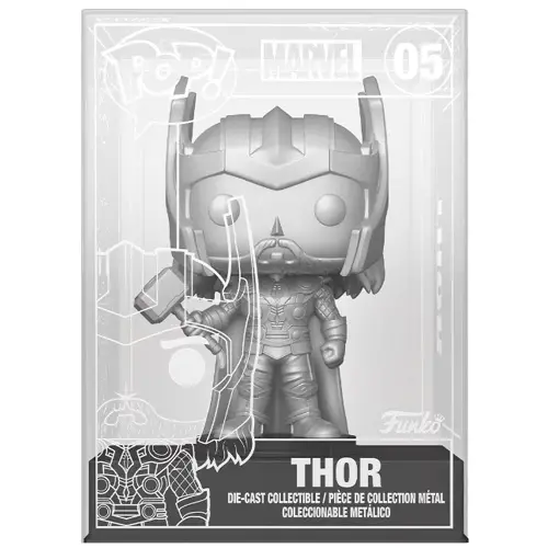 Pop! Die-Cast (05) - Marvel Thor - Thor (Chase Unpainted) - Funko Shop - Pop Shop Guide