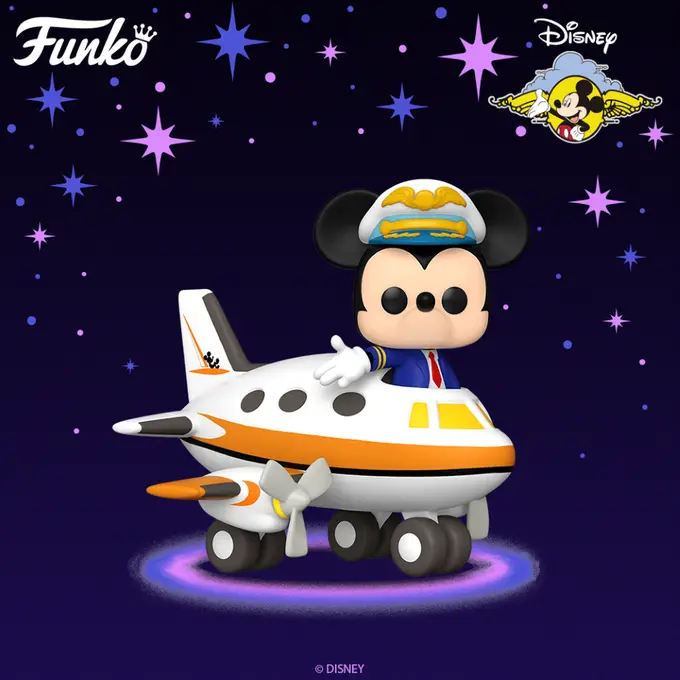 Funko Disney D23 Expo 2022 - Pop! Rides – Mickey with Plane - Funko Pop FunKon Exclusives - Pop Shop Guide