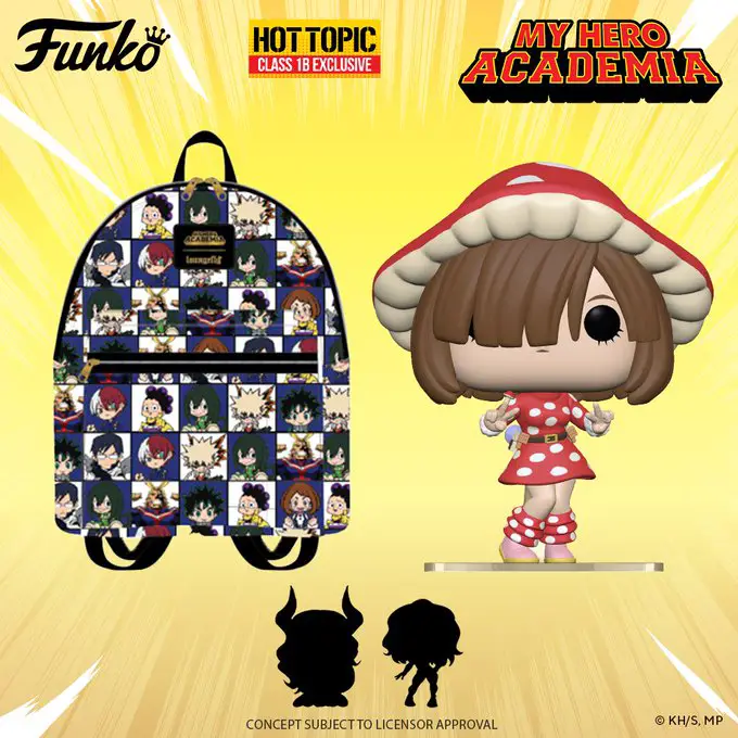 Funko Pop Animation - My Hero Academia - MHA Class 1-B Series (Hot Topic Exclusive) - Kinoko Komori - New Funko Pop Vinyl Figure - Pop Shop Guide