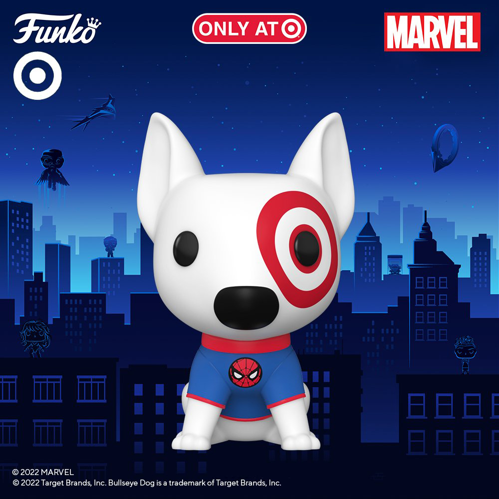 Funko Pop Marvel - Target Funko Pop Marvel Studios Selects - Bullseye as Spidey (Pop Ad Icons) - New Pop Vinyl Figure - Pop Shop Guide