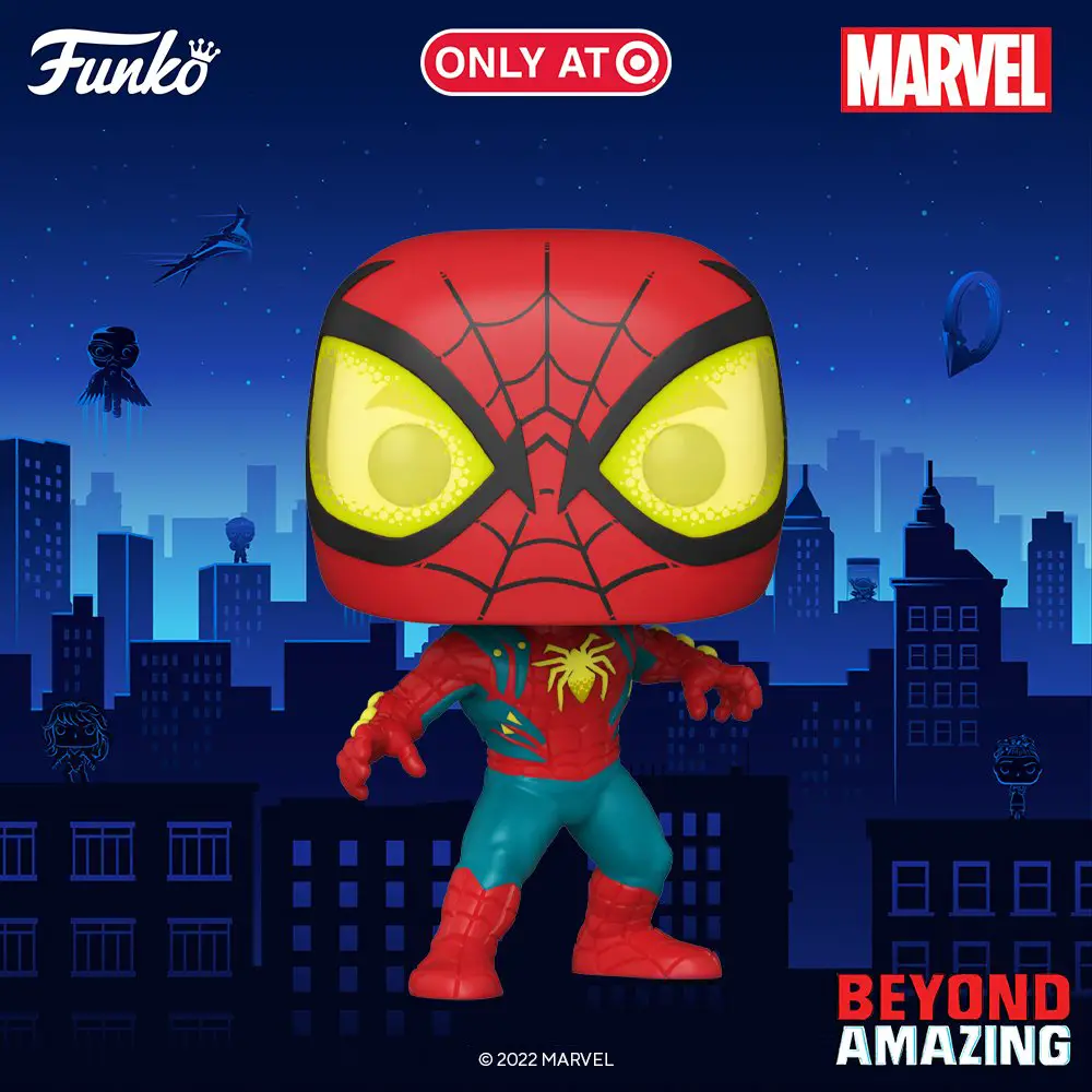 Funko Pop Marvel - Target Funko Pop Marvel Studios Selects - Spider-Man Oscorp Suit (Beyond Amazing) – Target - New Pop Vinyl Figure - Pop Shop Guide
