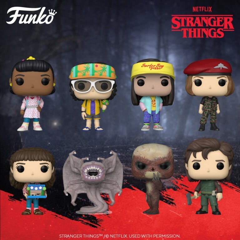 New Stranger Things Season 4 Funko Pop! vinyl figures and Pop! Rides