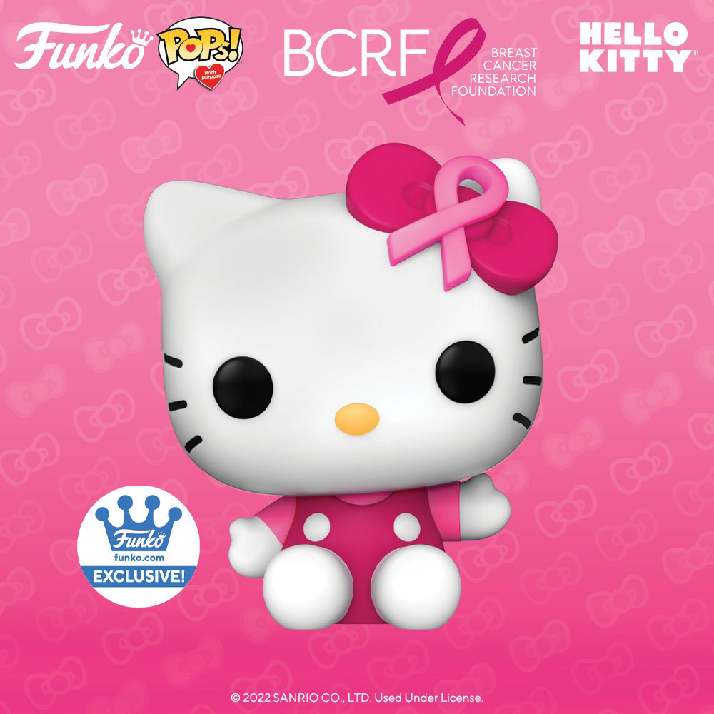 Funko Pops With Purpose - Breast Cancer Awareness - Hello Kitty (Funko Shop Exclusive) - New Funko Pop Vinyl Figure - Pop Shop Guide