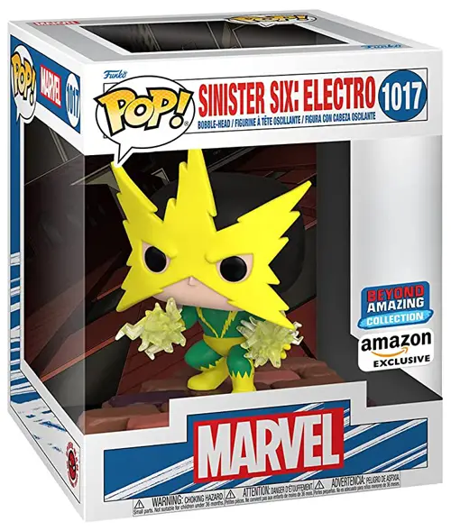 Pop! Marvel Comics - (1016) Marvel Deluxe Series - Sinister Six Electro (Figure 5 of 7) 500x -- Pop Shop Guide