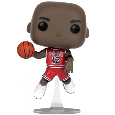 Pop! Sports - NBA - (126) Michael Jordan (Air) (Red No 12) – Chicago Bulls (Upperdeck) - Pop Shop Guide