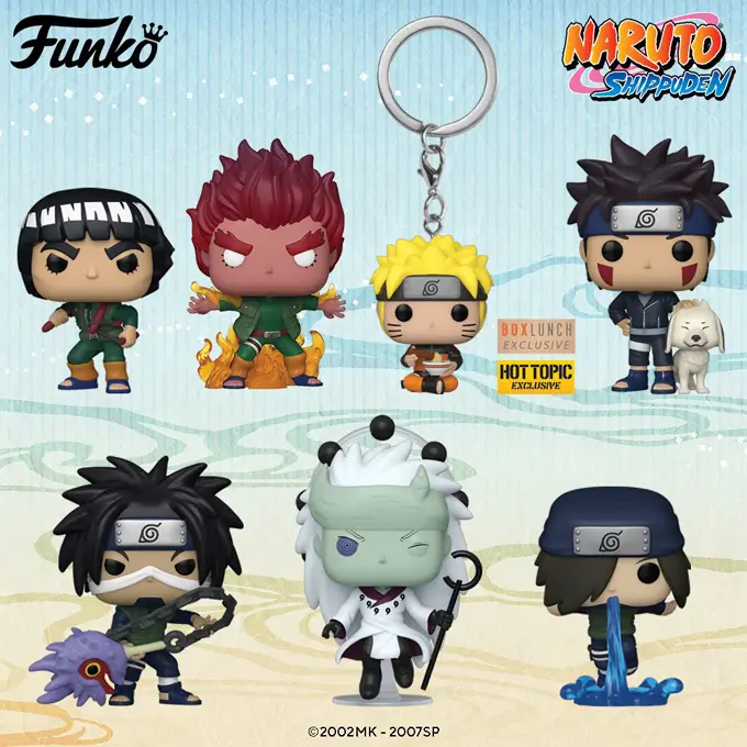 Funko Pop Animation - New Funko Pop! Naruto Shippuden Pop Figures - New Funko Pop Vinyl Figures - Pop Shop Guide