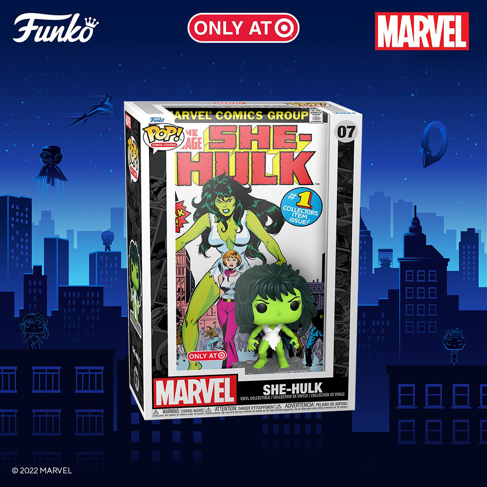 Funko Pop Comic Covers - Marvel – She-Hulk – Savage She-Hulk Vol. 1 #1 (1980) – Target - New Funko Pop Vinyl Figure - Pop Shop Guide