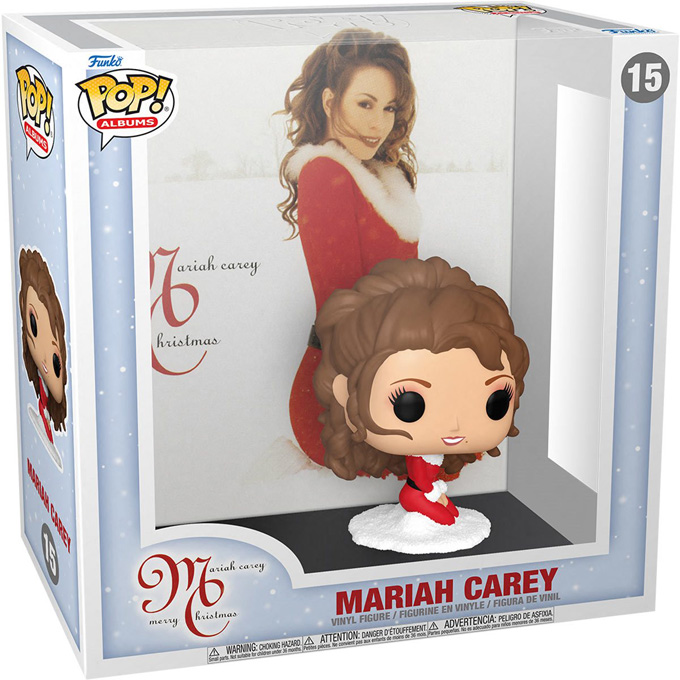 Funko Pop news - New Mariah Carey – Merry Christmas Funko Pop! Album figure - Cover - Pop Shop Guide