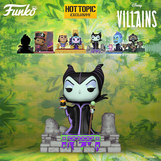 Funko Pop Disney - Disney Villains - Villains Assemble (Hot Topic) - Maleficent with Diablo - New Funko Pop vinyl Figure - Pop Shop Guide