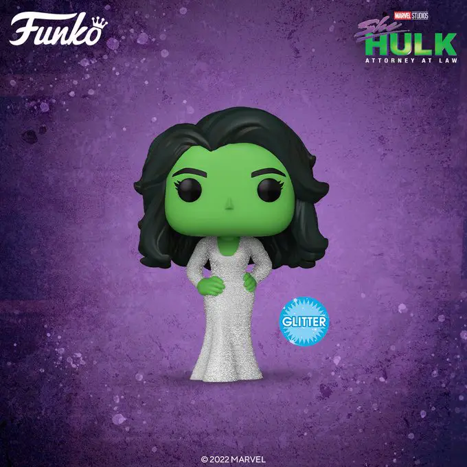 Funko Pop Marvel - Marvel Studios She-Hulk (TV Series) - She-Hulk Glitter - New Funko Pop Vinyl Figure - Pop Shop Guide