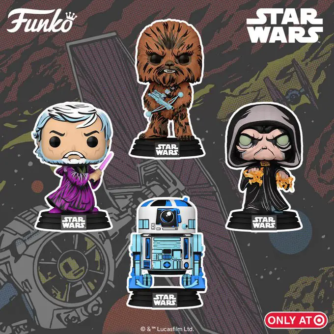 Funko Pop Star Wars - Star Wars Retro Series (Target Exclusives) - New Funko Pop Vinyl Figures - Pop Shop Guide