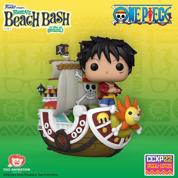 CCXP 2022 - Winter Convention 2022 - Pop Rides - One Piece - Luffy with Thousand Sunny - Funko Pop Vinyl Exclusives - Pop Shop Guide