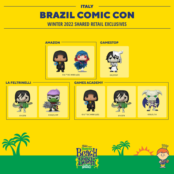 Funko CCXP Winter 2022 - Shared Retailers Exclusives List - Italy