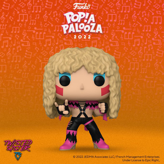 Funko Popapalooza 2022 - Funko Pop Rocks - 294 - Twisted Sister Dee Snider - New Pop Vinyl Figure - Pop Shop Guide