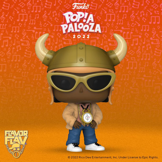 Funko Popapalooza 2022 - Funko Pop Rocks - 310 - Flavor Flav - New Pop Vinyl Figure - Pop Shop Guide