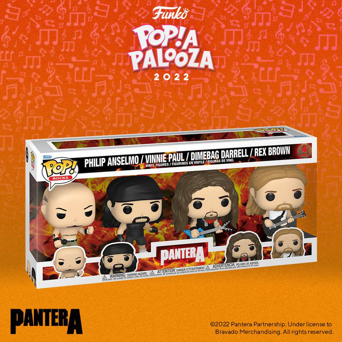 Funko Popapalooza 2022 - Funko Pop Rocks - Pantera 4 Pack - New Pop Vinyl Figures - Pop Shop Guide