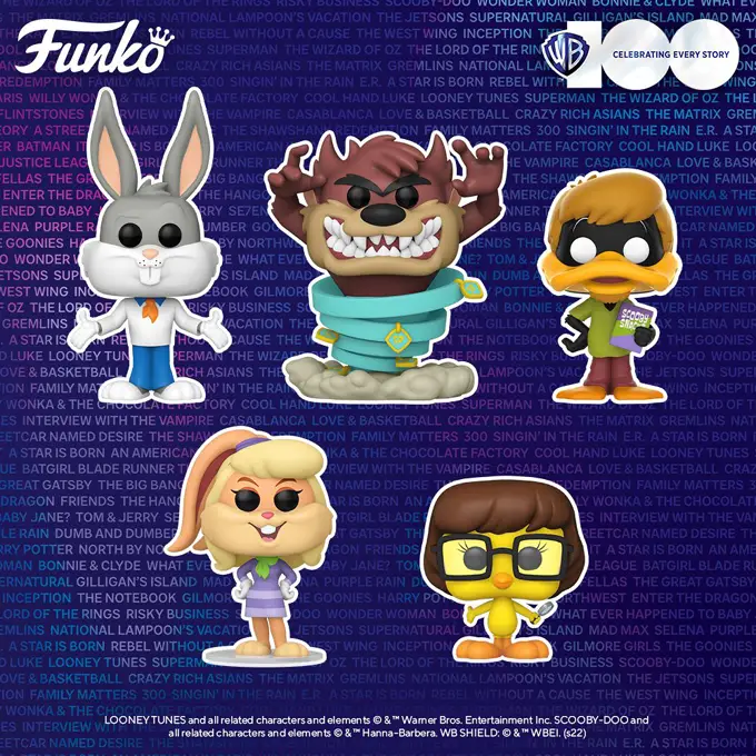 Funko Pop Animation - Warner Bros. 100th Anniversary - Looney Tunes X Scooby-Doo - New Funko Pop Vinyl Figures - Pop Shop Guide