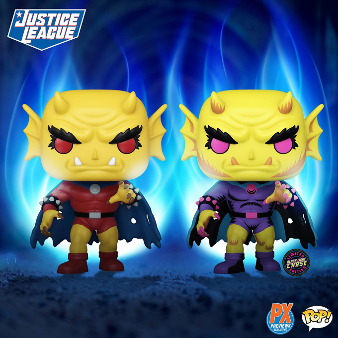 Funko Pop DC Heroes - Etrigan the Demon with Black Light Chase (PX Previews) - New Funko Pop Figure - Pop Shop Guide