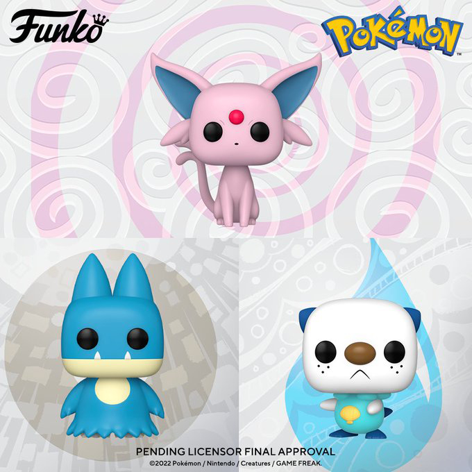 Funko Pop Games - Pokemon - New Pop vinyl figures - Espeon Munchlax Oshawott - Pop Shop Guide