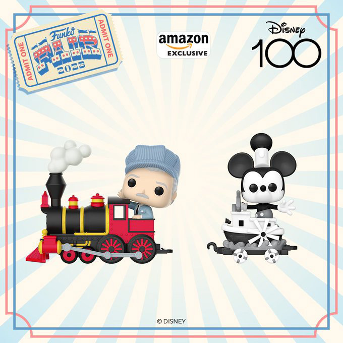 Funko Fair 2023 - Funko Pop Trains - The Walt Disney Company 100th Anniversary - New Funko Pop Vinyl Figures - Pop Shop Guide
