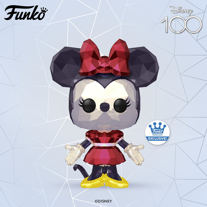 Funko Pop Disney - The Walt Disney Company 100th Anniversary - Minnie Mouse (Facet) (Funko Shop Exclusive) - New Funko Pop vinyl Figure - Pop Shop Guide