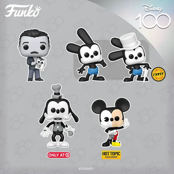 Funko Pop Disney - The Walt Disney Company 100th Anniversary - New Funko Pop vinyl Figures - Pop Shop Guide