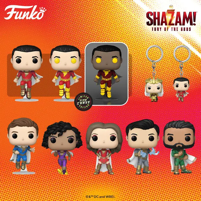 Funko Pop Movies - Shazam! Fury of the Gods - New Funko Pop vinyl figures - Pop Shop Guide
