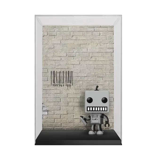 Pop! Art Covers - (02) Brandalised - Banksy - Tagging Robot - case - Pop Shop Guide