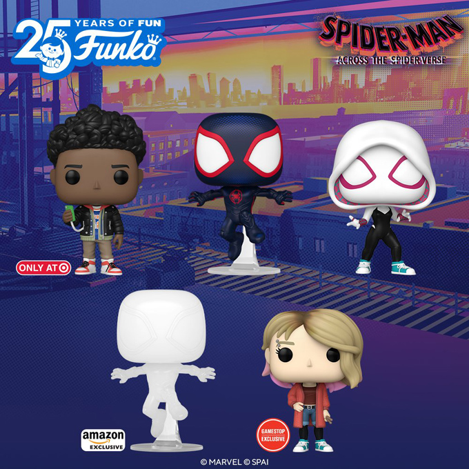 Funko Pop Marvel - Marvel Spider-Man Across the Spider-Verse - New Pop vinyl figures - 01 - Pop Shop Guide