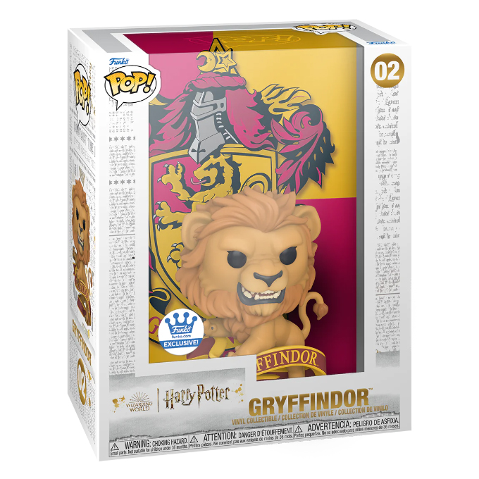 Funko Pop news - New Harry Potter Gryffindor Lion Funko Pop! Art Cover - Box - Pop Shop Guide