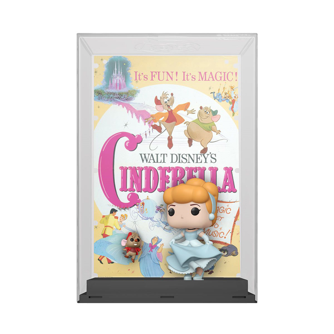 Pop! Movie Posters - (12) Cinderella with Jaq - Cinderella (1950) - Unboxed - Pop Shop Guide