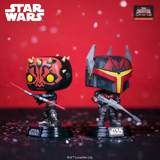 Target Con 2023 - Star Wars The Clone Wars - Darth Maul and Gar Saxon 2 Pack - New Pop Vinyl Releases -- Pop Shop Guide